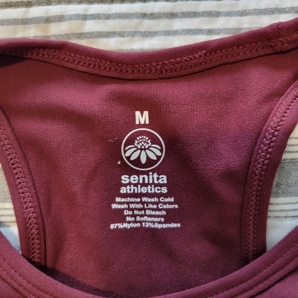 Senita Athletics Sarah Sports Bra - Mulberry - Picture 6 of 9